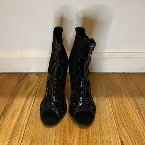 Givenchy 3-inch black booties. Size 39.